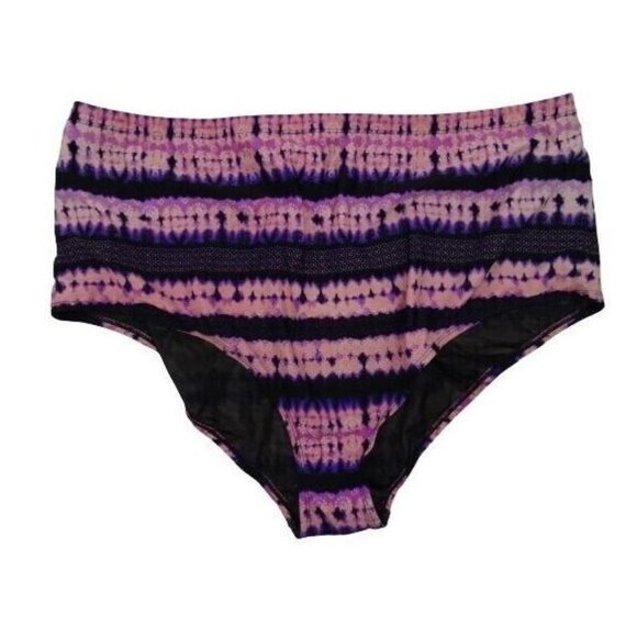 Torrid Women's Bikini Bottom Swimsuit Plus Size 4X Pink High Waist Swim Bottom - Picture 1 of 7